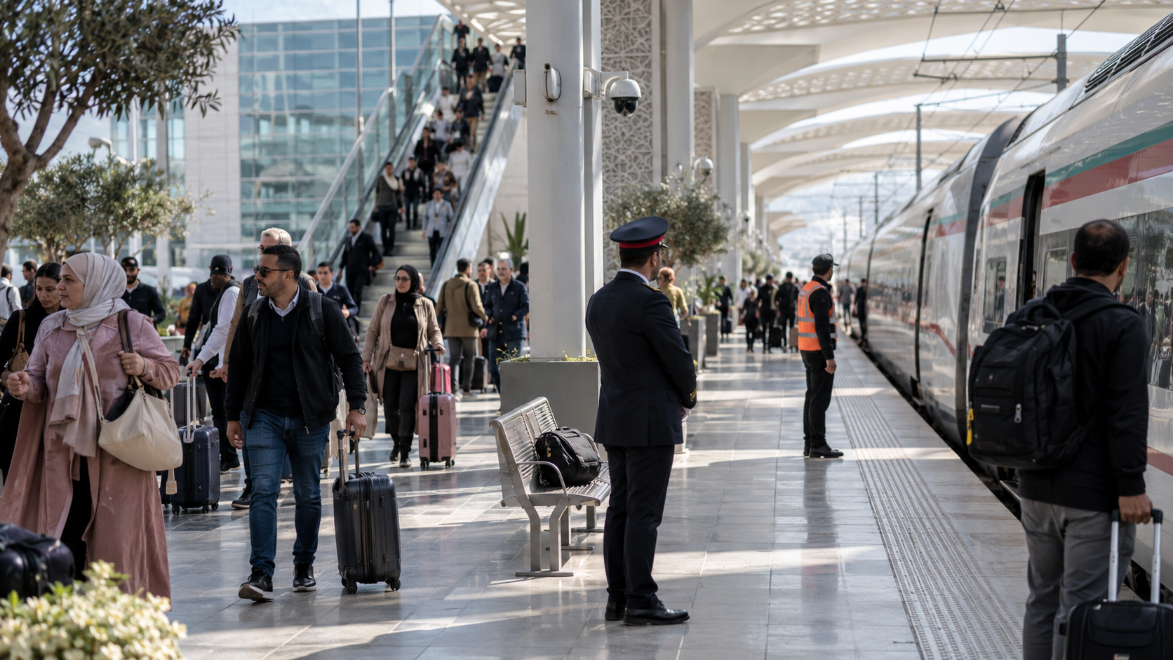 What ONCF artificial intelligence cameras could detect across Morocco railway stations trains and infrastructure