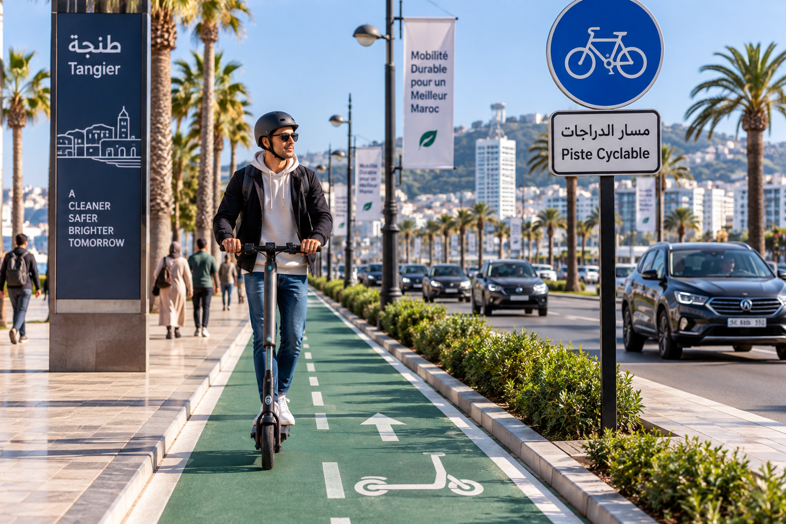 Where electric scooters may be ridden under Morocco's new road rules